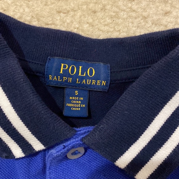 Polo long sleeve for boys 5 years old - Picture 2 of 3